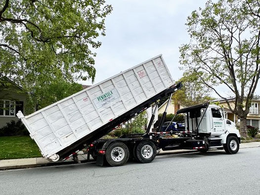 Large fleet of trucks and containers